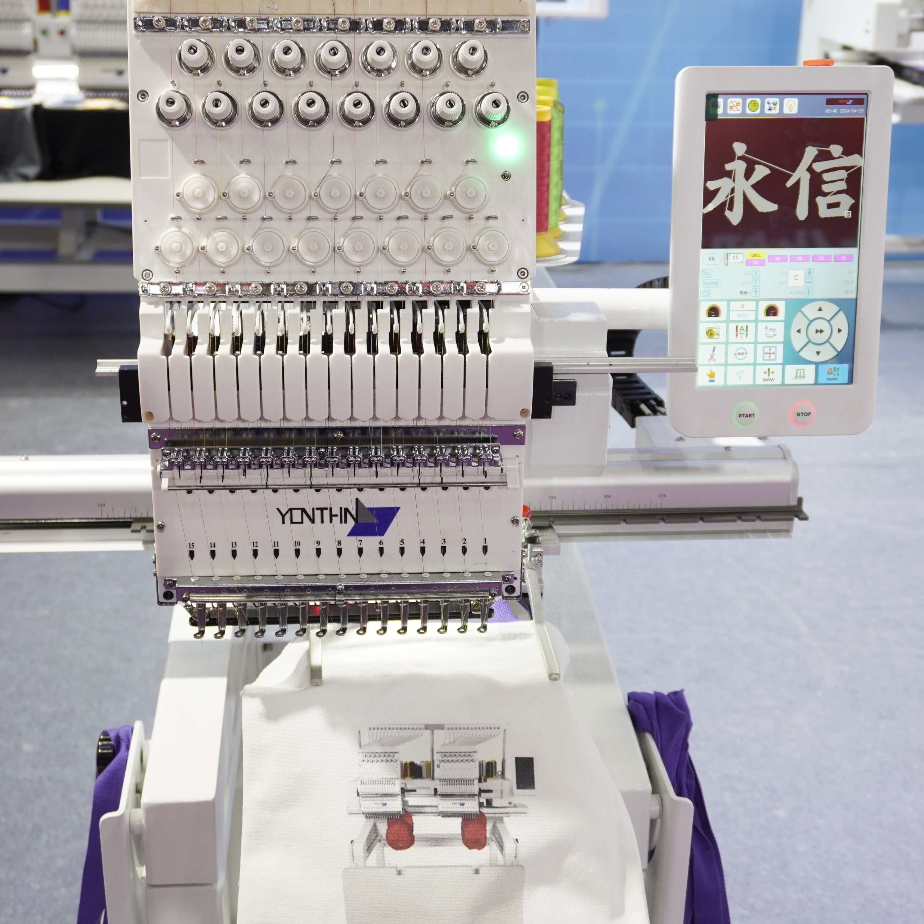 YX-M Single head cap embroidery machine view 3