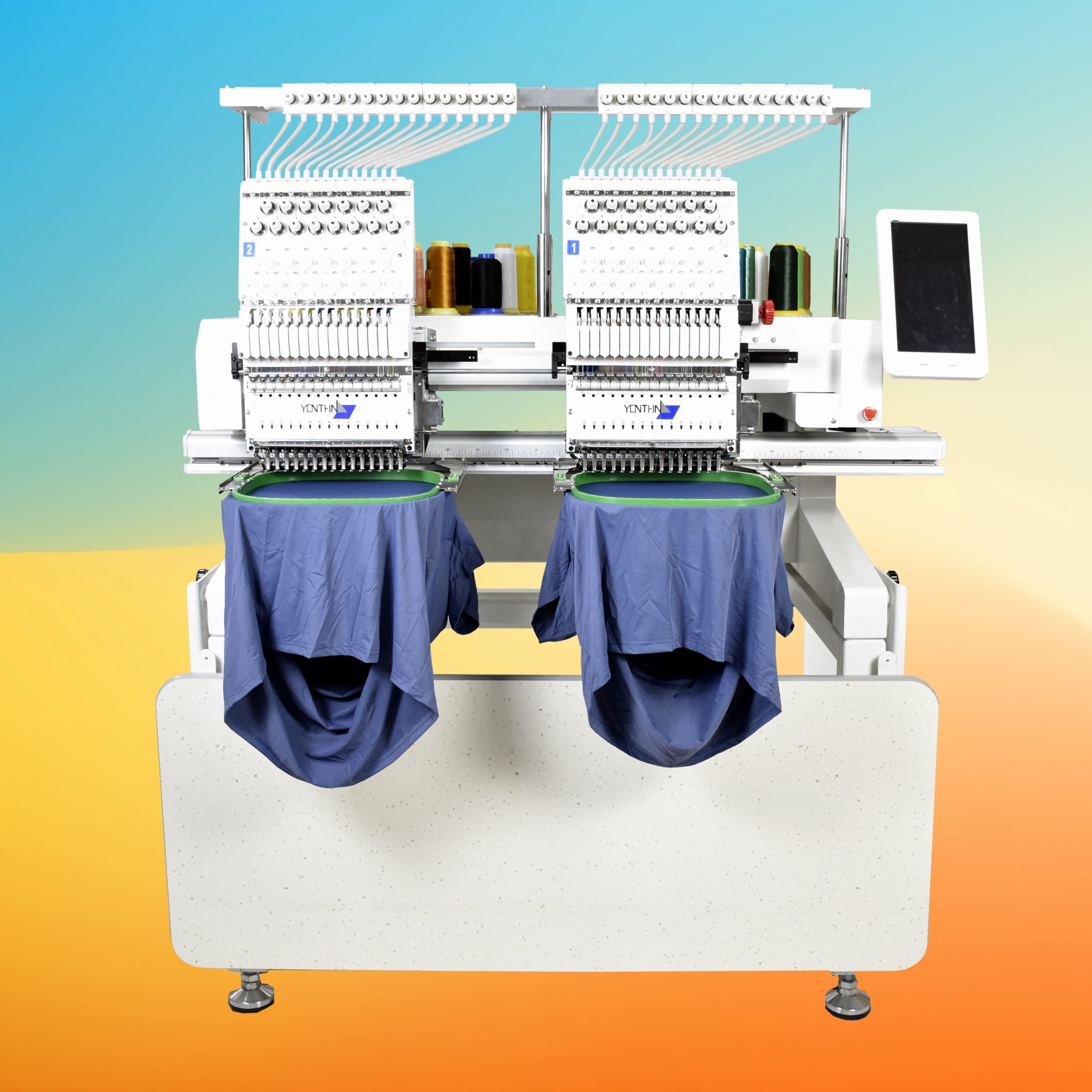 X-M Two head embroidery machine