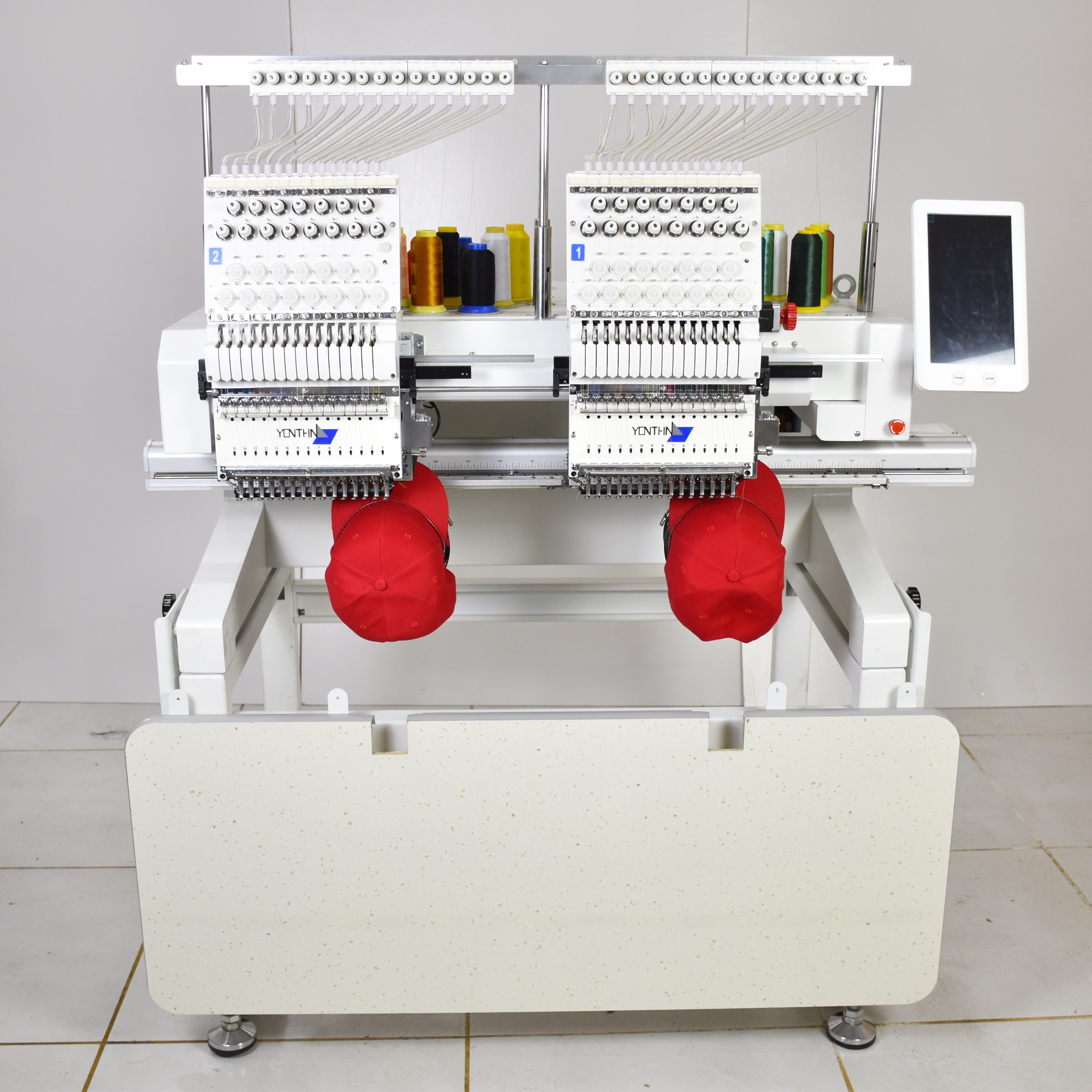 YX-M Two head embroidery machine view 2